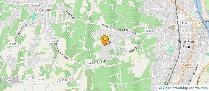 localisation de l'entreprise MANAKEL  PONT-SAINT-ESPRIT