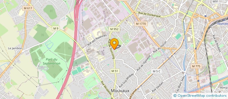 localisation de l'entreprise MANALA à MOUVAUX