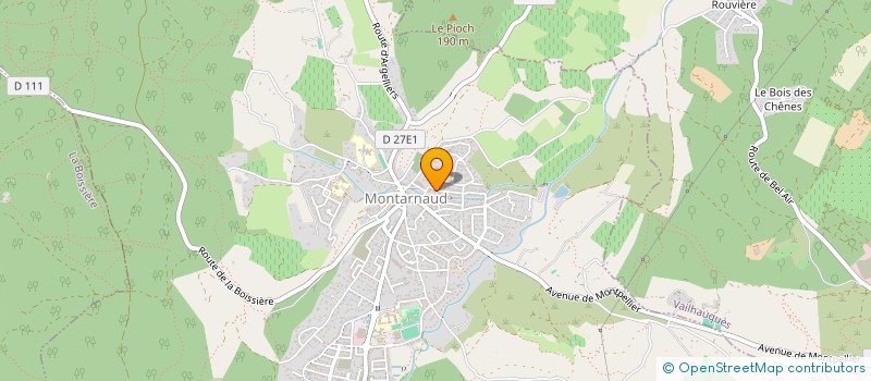 localisation de l'entreprise MANALAB  MONTARNAUD