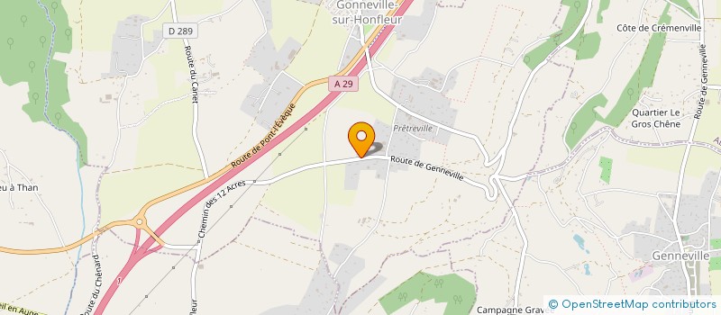 localisation de l'entreprise MANALAIN  GONNEVILLE-SUR-HONFLEUR