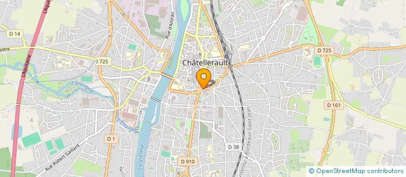 localisation de l'entreprise MANALCA à CHATELLERAULT