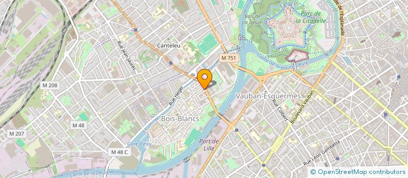 localisation de l'entreprise MANALE à LILLE
