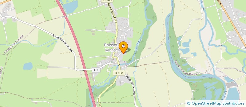 localisation de l'entreprise MANALE  BOISSET-LES-MONTROND