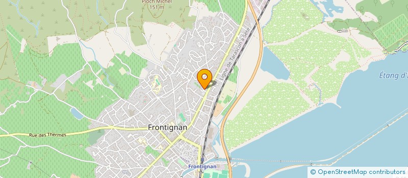 localisation de l'entreprise MANALEX à FRONTIGNAN