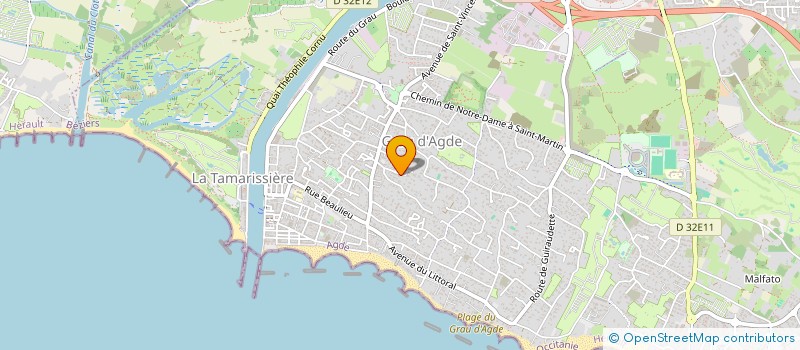 localisation de l'entreprise MANALEY à AGDE