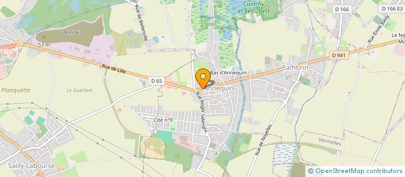 localisation de l'entreprise MANALFLO  ANNEQUIN