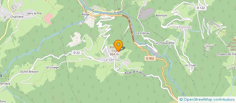 localisation de l'entreprise MANALIJA  LA VERNAZ