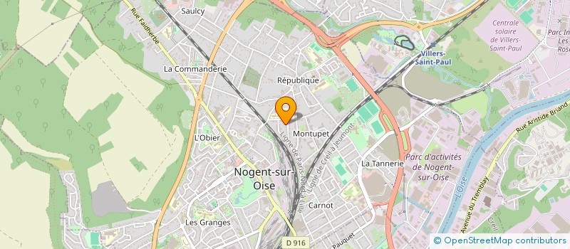 localisation de l'entreprise MANALINARIVO  NOGENT-SUR-OISE