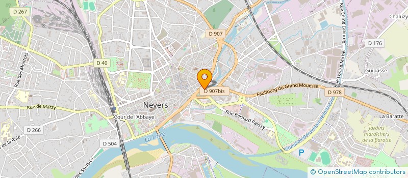 localisation de l'entreprise MANALISA à NEVERS