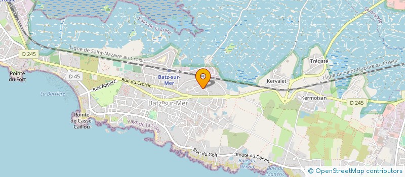 localisation de l'entreprise MANALIX  BATZ-SUR-MER