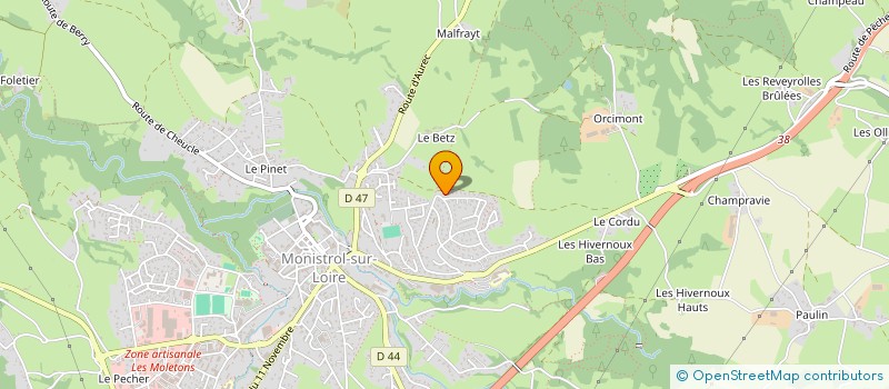 localisation de l'entreprise MANALO  MONISTROL-SUR-LOIRE