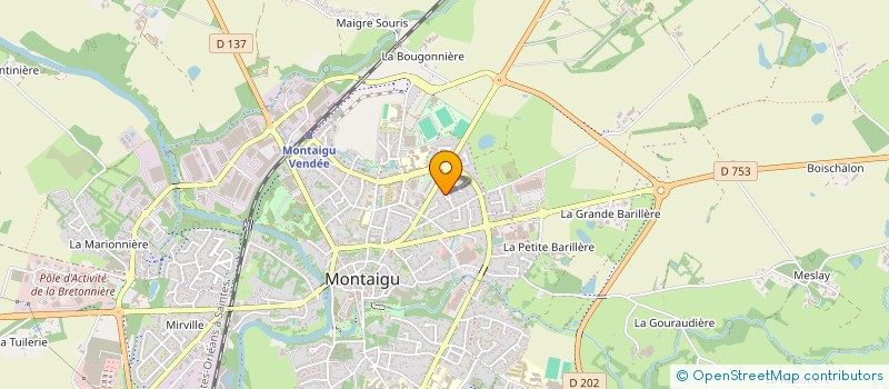 localisation de l'entreprise MANALOO à MONTAIGU-VENDEE