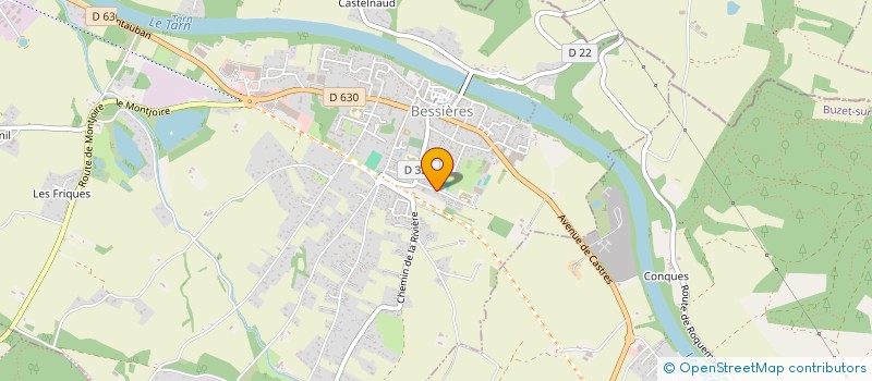 localisation de l'entreprise MANALVO GESTION  BESSIERES