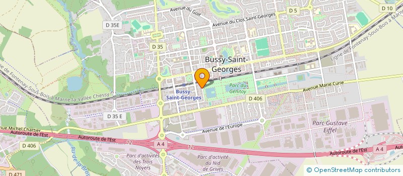 localisation de l'entreprise MANALY  BUSSY-SAINT-GEORGES