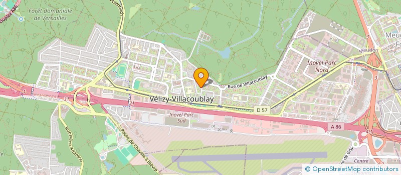 localisation de l'entreprise MANAM  VELIZY-VILLACOUBLAY