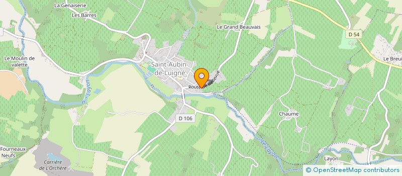 localisation de l'entreprise MANAMA  VAL-DU-LAYON