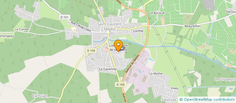 localisation de l'entreprise MANAMA-SCI  SAINT-LAURENT-MEDOC