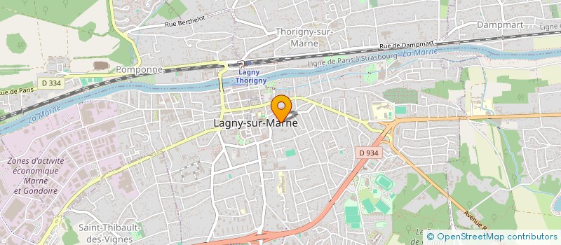 localisation de l'entreprise MANAMM  LAGNY-SUR-MARNE