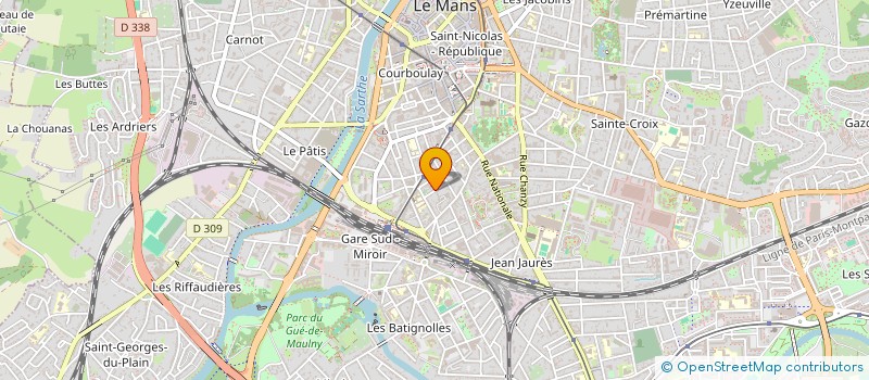 localisation de l'entreprise MANAMPY  LE MANS