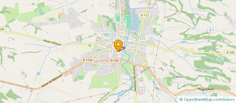 localisation de l'entreprise MANANA SOL (GROUPE DE SEVILLANES DE VIC-FEZENSAC)  VIC-FEZENSAC