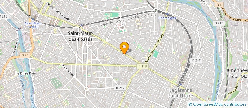 localisation de l'entreprise MANANNE à SAINT-MAUR-DES-FOSSES