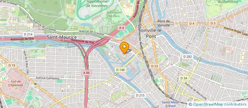 localisation de l'entreprise MANANT à SAINT-MAURICE