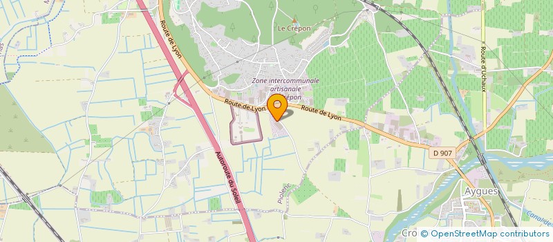 localisation de l'entreprise MANAO  PIOLENC