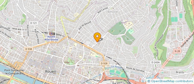 localisation de l'entreprise MANAO à ROUEN