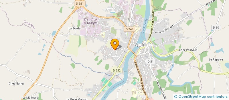 localisation de l'entreprise MANAO-AN  CONFOLENS