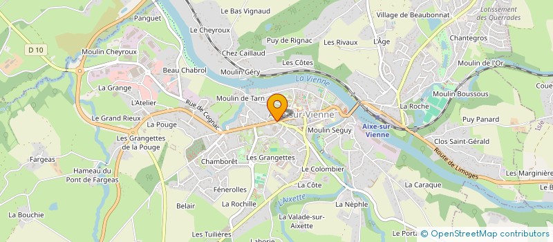 localisation de l'entreprise MANAON à AIXE-SUR-VIENNE