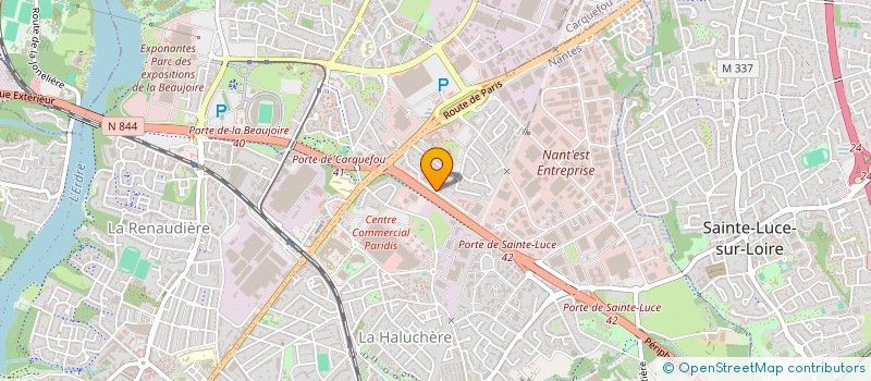 localisation de l'entreprise MANAPANY à NANTES