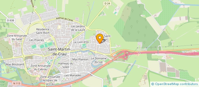 localisation de l'entreprise MANAPANY à SAINT-MARTIN-DE-CRAU