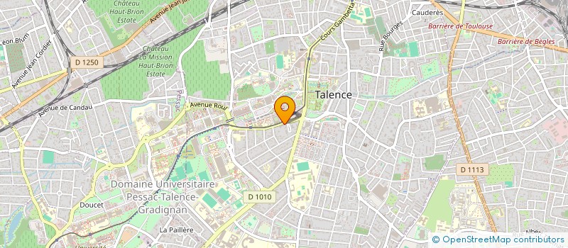 localisation de l'entreprise MANAPANY  TALENCE