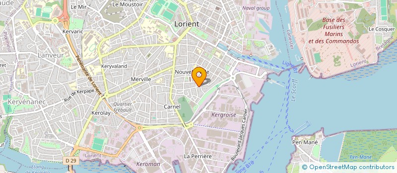 localisation de l'entreprise MANAPANY  LORIENT