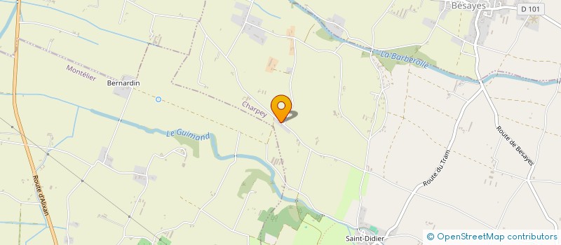 localisation de l'entreprise MANARA OPS  CHARPEY