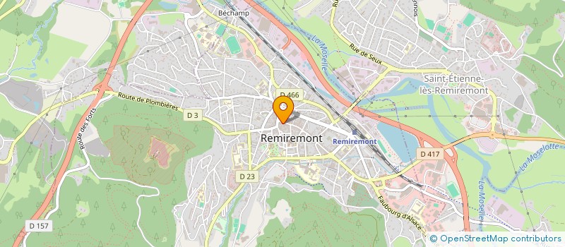 localisation de l'entreprise MANARCO  REMIREMONT