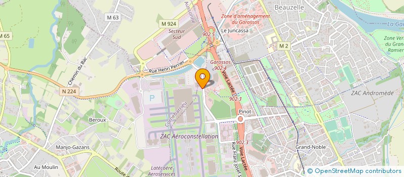 localisation de l'entreprise MANASCOPIA à BLAGNAC