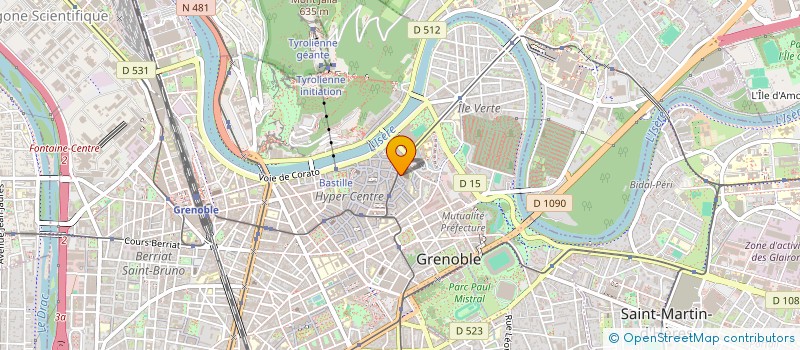 localisation de l'entreprise MANASLU à GRENOBLE