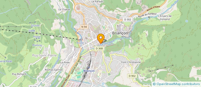 localisation de l'entreprise MANASOLI  BRIANCON