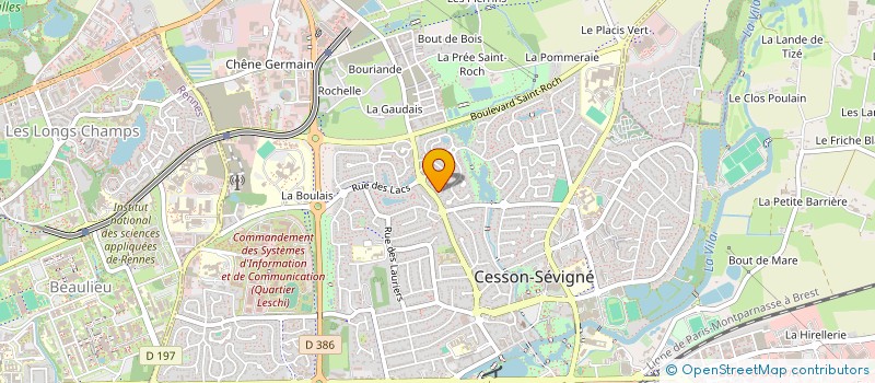 localisation de l'entreprise MANASSA ET FILS  CESSON-SEVIGNE