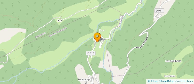 localisation de l'entreprise MANAT  ENTREVAUX