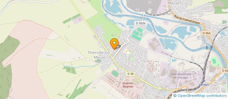 localisation de l'entreprise MANAT à THIERVILLE-SUR-MEUSE