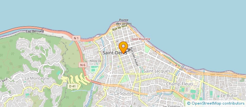 localisation de l'entreprise MANATAL  SAINT-DENIS