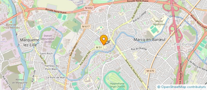 localisation de l'entreprise MANATCE PERFORMANCE à MARCQ-EN-BARŒUL