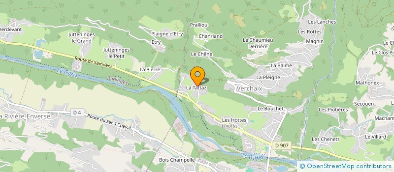 localisation de l'entreprise MANATEE  VERCHAIX