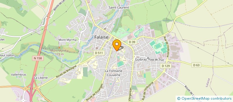 localisation de l'entreprise MANATEL  FALAISE