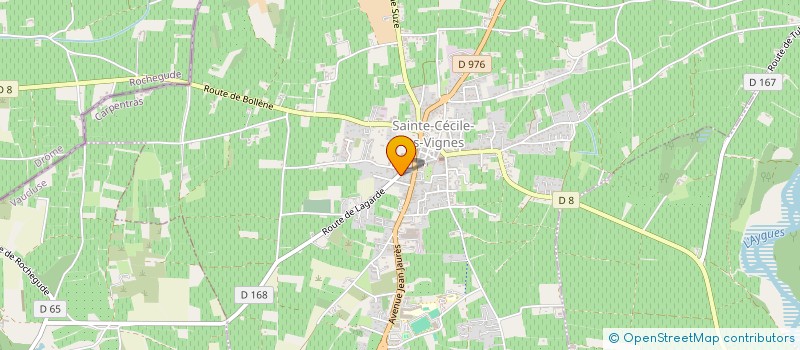 localisation de l'entreprise MANATH  SAINTE-CECILE-LES-VIGNES