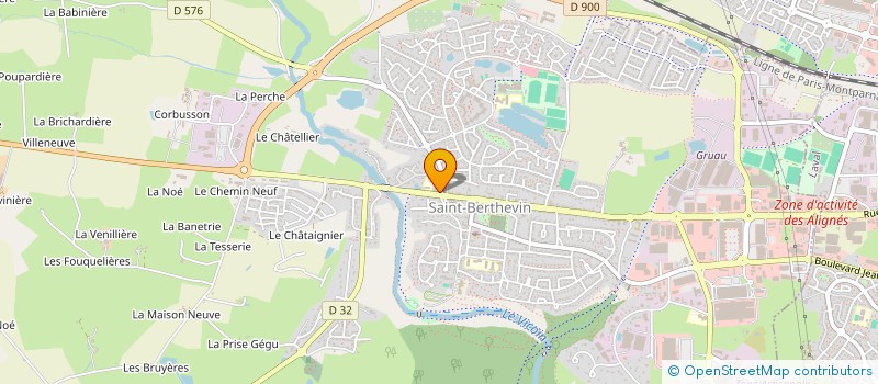 localisation de l'entreprise MANATHA  VITRE