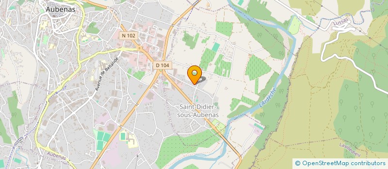 localisation de l'entreprise MANATHA  SAINT-DIDIER-SOUS-AUBENAS
