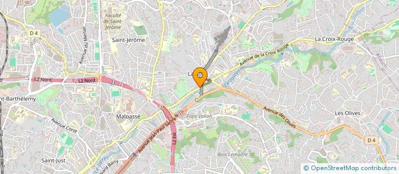 localisation de l'entreprise MANATHAN à MARSEILLE